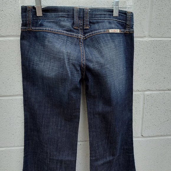 Frankie B. Flare Leg Low Rise Jeans 4 x 34 - Picture 6 of 6